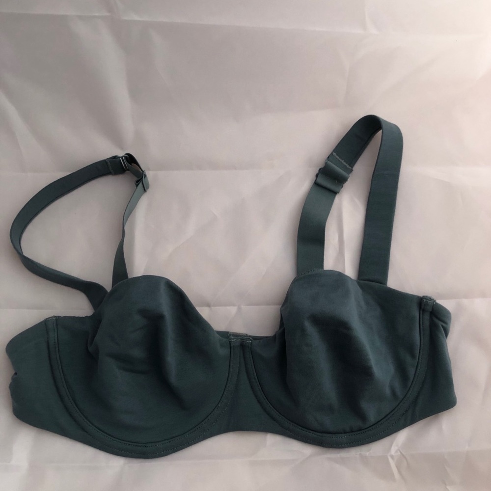 Skims Cotton Wide Strap Balconette Bra